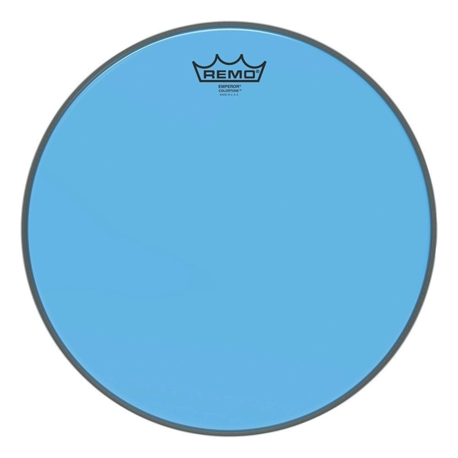 Peau de batterie 14 pouces Colortone Clear Bleu pour performance live captivante