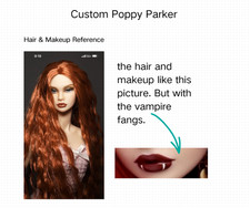 Poppy Parker Custom Makeup Doll Head Custom Order Only 