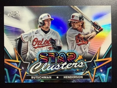 2023 Topps Chrome Cosmic Adley Rutschman/Gunnar Henderson Star Clusters RC #SC-4