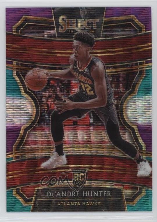 2019-20 Panini Select Concourse Tri-Color Prizm De'Andre Hunter #40 0n64