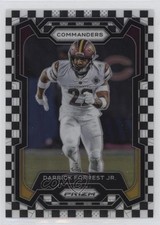 2023 Panini Prizm Black & White Checker Prizm Darrick Forrest Jr #296 0jm6