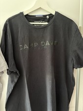 CAMP DAVID White Label Herren T-Shirt Schwarz...