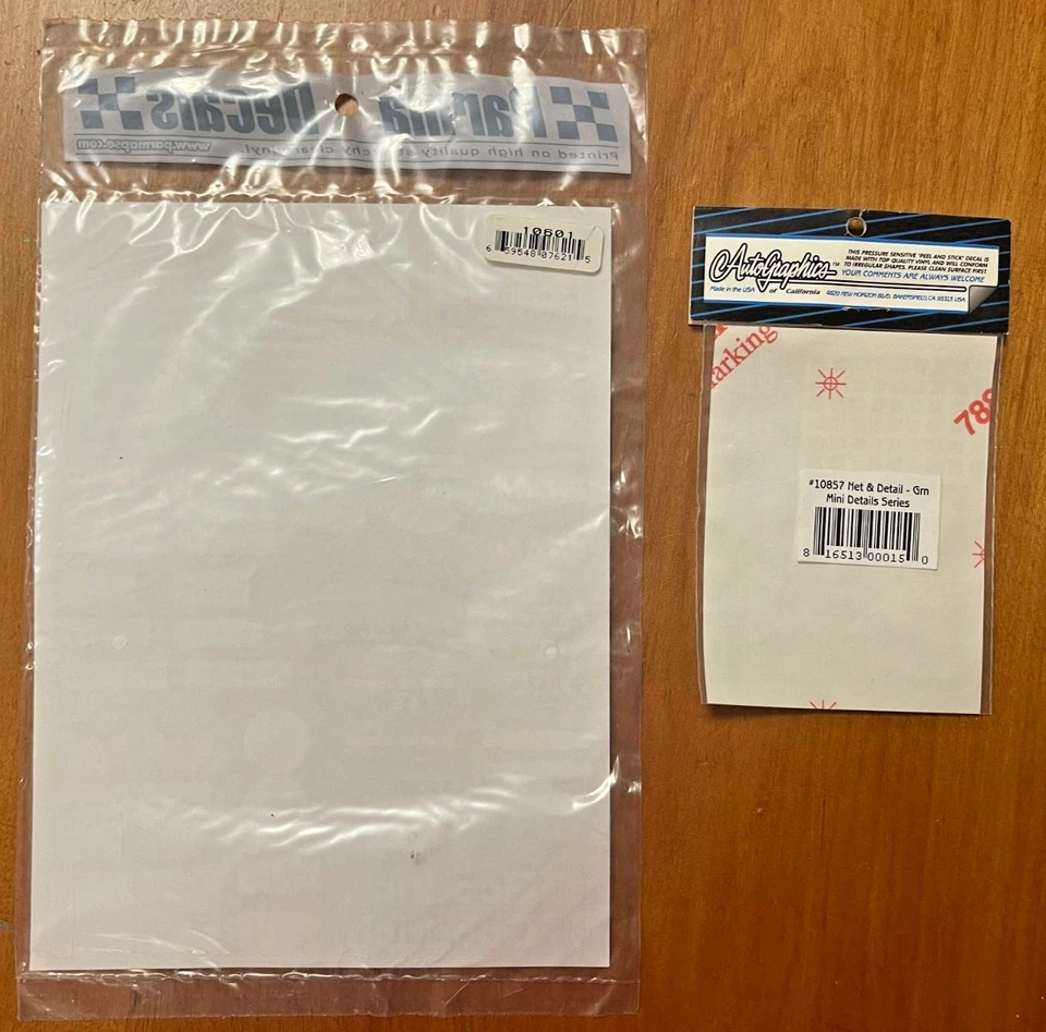 Hojas de calcomanías de Monster Truck todoterreno patrocinio Parma 1989 AutoGraphics de colección Foto 3 de 4