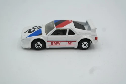 Vintage MATCHBOX BMW M1 Race Car '52' Loose Near Mint White Nice Diecast!!