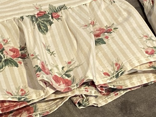 Ralph Lauren SOPHIE STRIPE QUEEN Flat Fitted Sheet Set & 2 Standard Pillowcases - Picture 5 of 8
