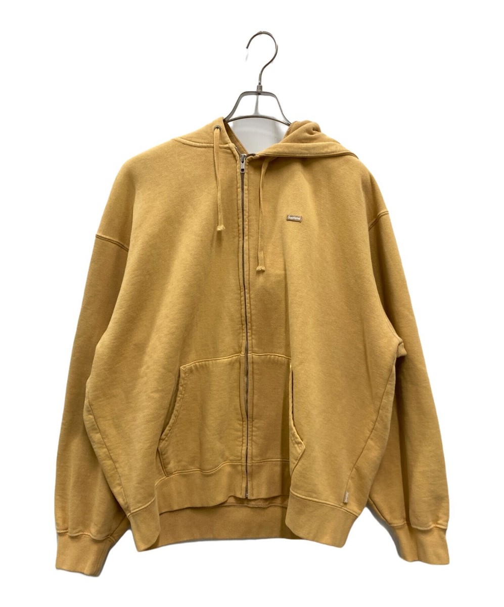 SUPREME Overdyed Small Box Zip Up Hooded Sweatshirt Size: L Men