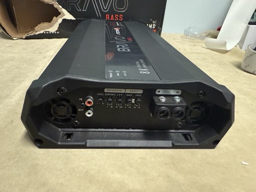 Stetsom BRAVO BASS FLEX 8K 0.5-1 OHM Mono Class-D Car Amplifier - Amp For Repair - Picture 6 of 6