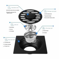 Sturdy 304 Stainless Steel Floor Drain with Advanced Backflow Prevention