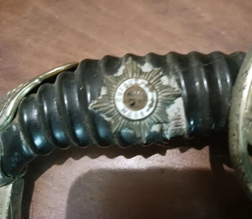 German tool 14-18 enamel plate of the Guard