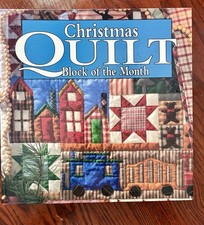 Christmas Quilt Block Of The Month HUGE 3-ring Binder Oxmoor House Uncut Sheets