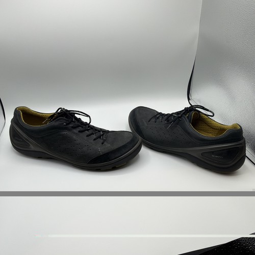 ECCO Biom Natural Motion Black Leather Sneakers Mens EU 47 US 13 - Picture 4 of 6
