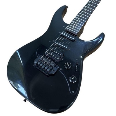FERNANDES All Black Strat Floyd Rose Gitarre