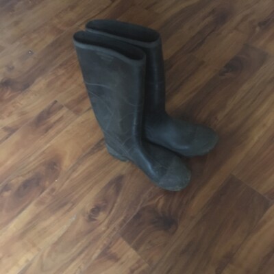 Bata  Rubber Rain Snow Boots Waterproof Made In USA Men s Size 13 Knee High