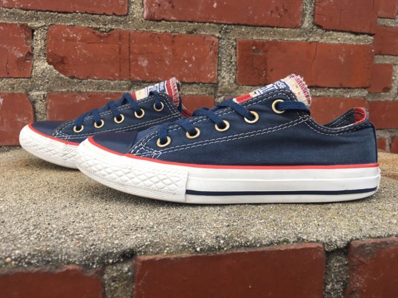 converse オールスター RARE Converse 646420F Blue All Star Lo Ox Chuck Taylor Toddler