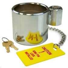 Chromed Steel King Pin Trailer Hitch Lock - Works With Rvs Class 8 Trailers Chromed Steel King Pin Trailer Hitch Lock - Works With Rvs Class 8 Trailers