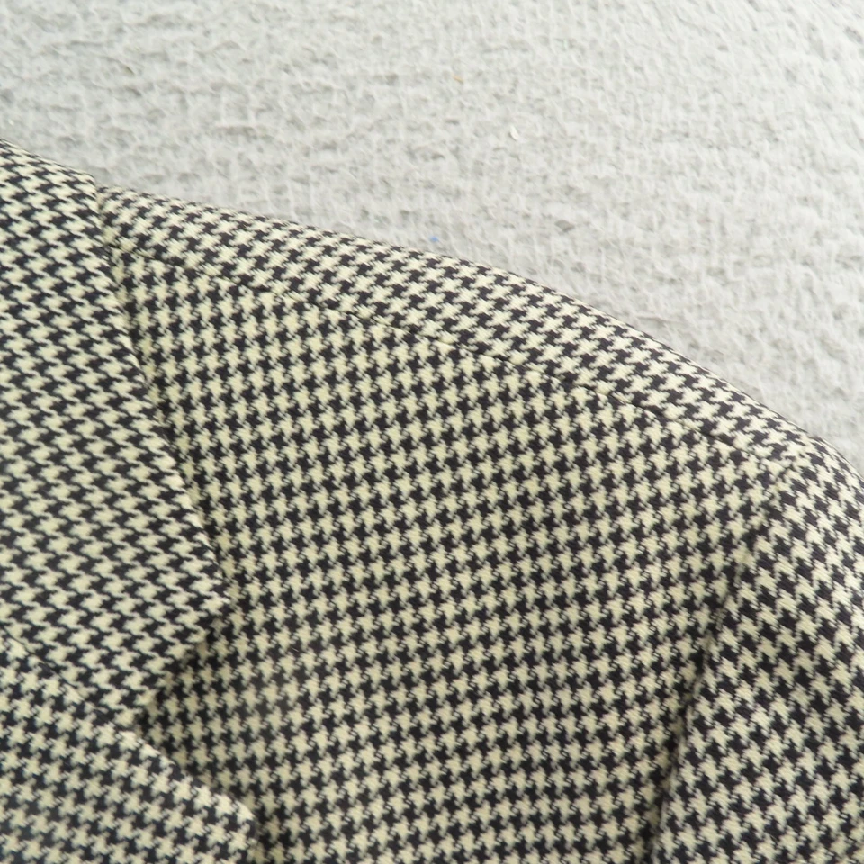 Blazer Chaqueta Deportiva Ralph Lauren Chaps Para Hombre 44R Negro Blanco Pata de Gallo Lana Foto 4 de 4