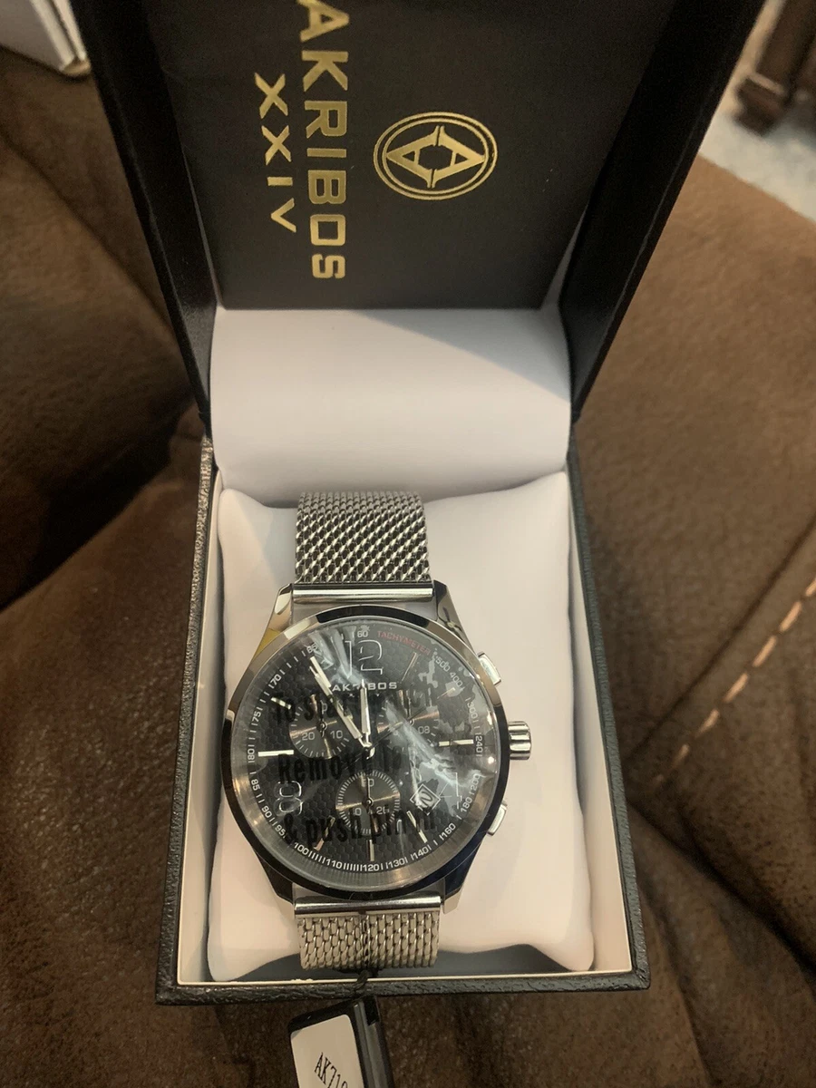 Akribos xxiv men's swiss cheap quartz