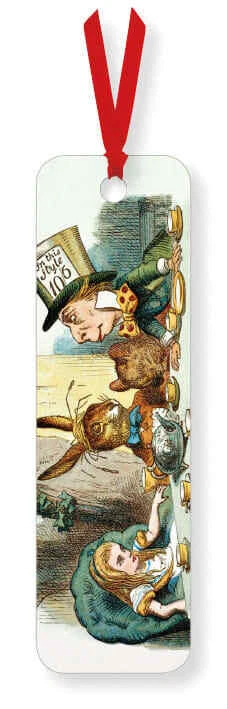 MUSEUM & GALLERIES Alices Adventures in Wonderland Book Mark - Mad Hatters Tea Party Bookmark