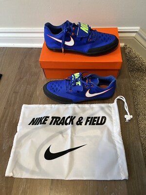 Nike Zoom Rival SD 4 Throwing Track Shoes Rotational Blue Men s Size 14 New