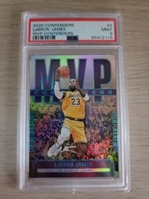 2020-21 Panini Contenders LeBron James MVP Contenders Insert PSA 9! BK98