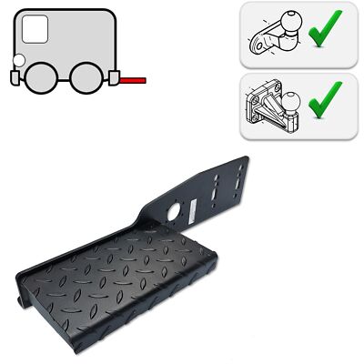 Trittstufe hinten links 90mm / 83x56 auf Anhängerkupplung für Fiat Ducato II 2006-