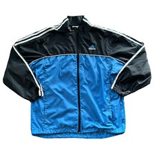 Vintage 90's Adidas Full Zip Windbreaker Jacket Men s Size L Large