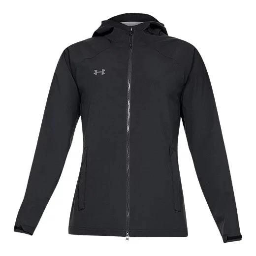 New Under Armour Women’s Storm Rain Jacket Black Waterproof - Size XXS NWT