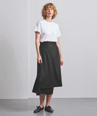 yo　HYKE  PLEATED SKIRT  定番 ブラック 1 HYKE(ハイク)】 LAWN PLEATED SKIRT｜PARIGOT ONLINE（パリゴ