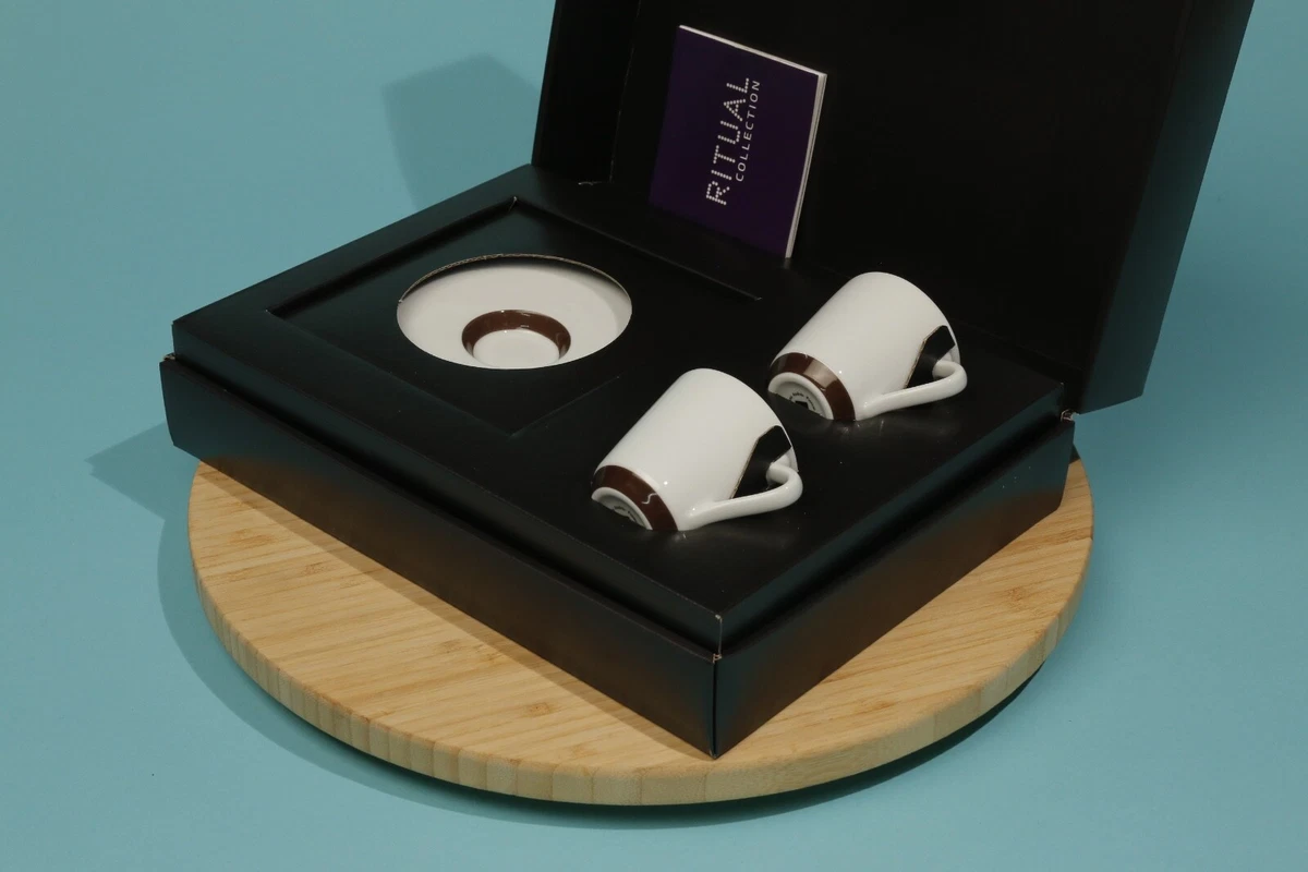 Lot De 4 Verres Nespresso Ritual Par Andrée Putman - Vintage, Excellent état