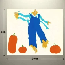 Mrs Grossman's Sticker - HALLOWEEN, BUILD A SCARECROW, PUMPKINS - up to 20% OFF