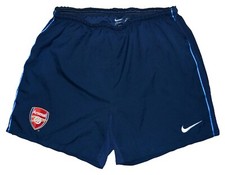 ARSENAL LONDON 2013 2014 AWAY FOOTBALL SHORTS SIZE XL ADULT PLAYER ISSUE