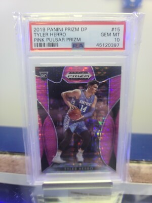 2019-20 Panini Prizm Draft Picks - Tyler Herro #15 Pink Pulsar