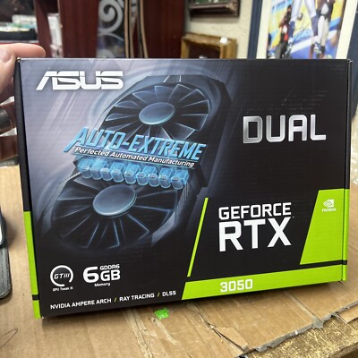 Factory ) ASUS RTX 3050 6GB DDR6 PCIe 4.0 DUAL-RTX3050-6G Video