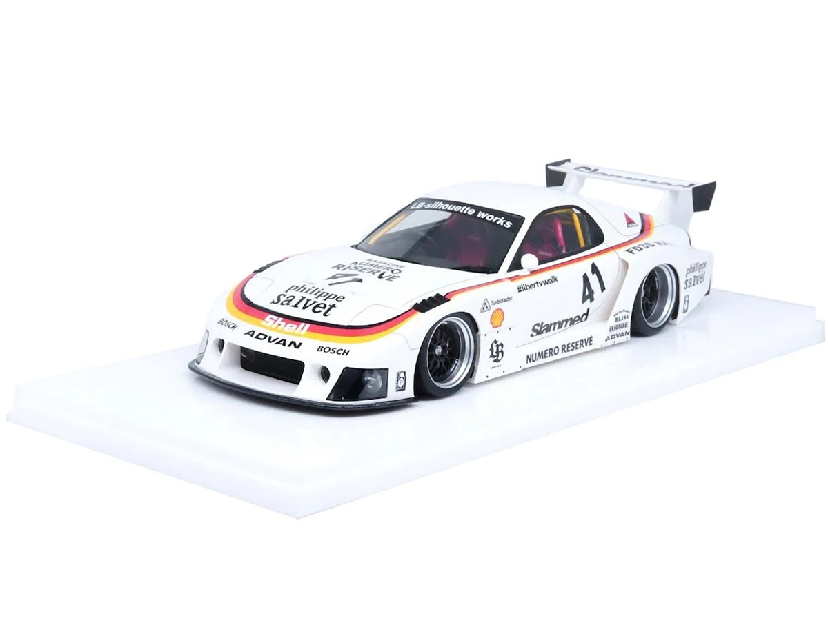 MAZDA RX7 FD3S LB-SUPER SILHOUETTE RHD WHITE 1/18 BY INNO MODELS