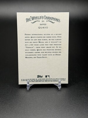 2024 Topps Allen Ginter Quavo Silver Filagree SP Rare!! Foil
