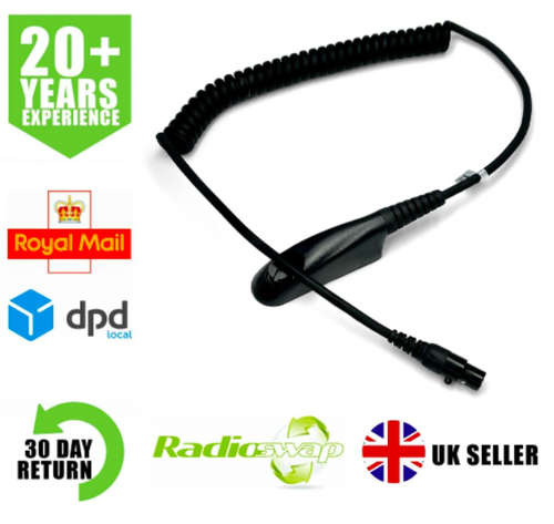 PELTOR FL6U-32 FLEX HEADSET DOWNLEAD PASSEND FÜR MOTOROLA GP340 GP360 ZWEI WEGE RADIO - Bild 1 von 7