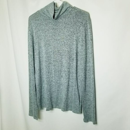 NWOT Red by BKE Cozy Mock Neck Sweater Tunic Long Sleeve Teal Grey Knit XL - Picture 4 of 7