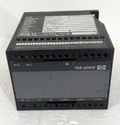 DEIF TAS-331DG AC Umwandler für Aktive Oder Reaktiv Power Range 0 1525kW 220VAC