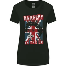 Anarchy in the UK Punk Music Rock Womens Wider Cut T-Shirt
