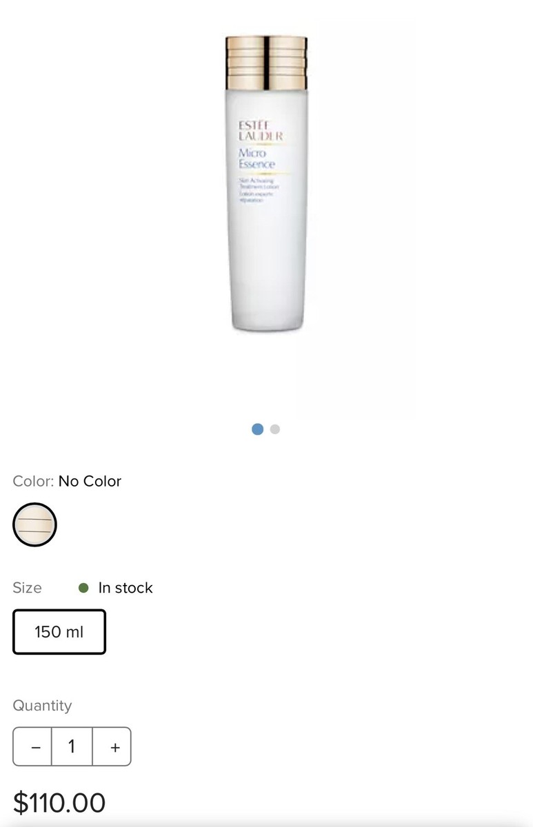 Estee Lauder Micro Essence Skin Activating Treatment Lotion, 5oz