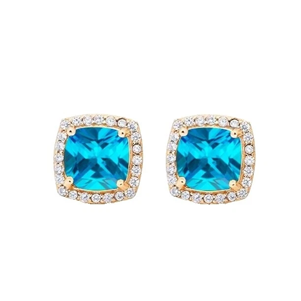 Topaz Stud Fashion Earrings