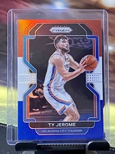 TY JEROME RED WHITE & BLUE PRIZM SP - 2021-22 PANINI PRIZM #214 THUNDER