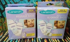 Lansinoh Breastmilk Storage Bags 50 Count X 2 100 Total Bags Brand New In Box
