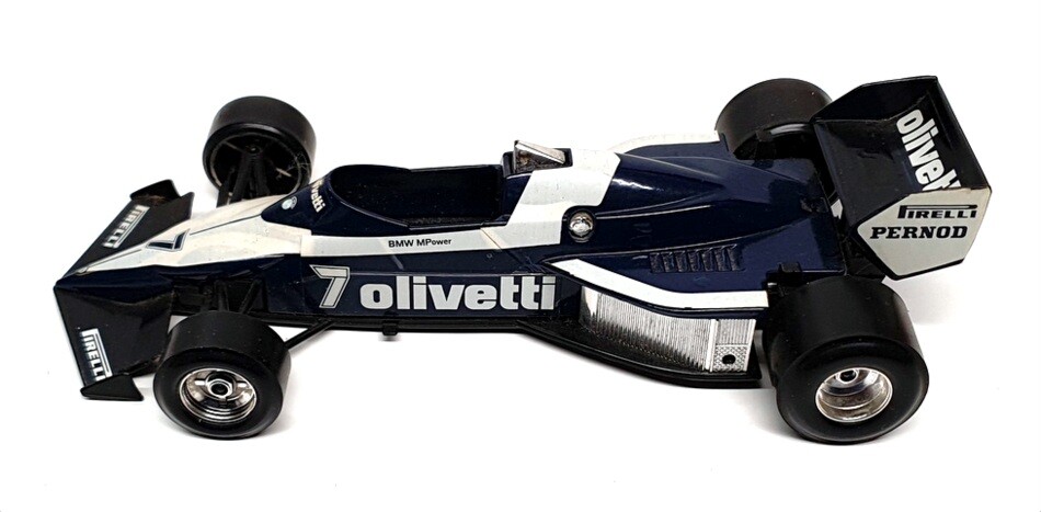 Burago 1/24 scale 6104 - F1 Brabham BT 52 Turbo #7 Olivetti - Blue 