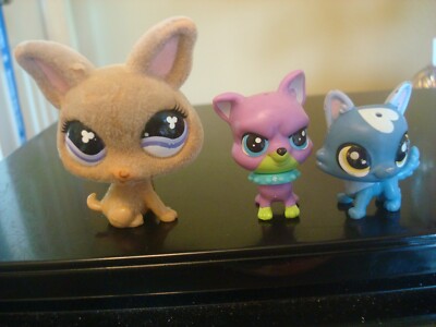 3 lps dogs CHIHUAHUA #461 - 332 Arran Pawsdale, 4147 purple Kendall Mann Hasbro