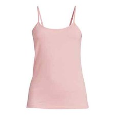 Time and Tru Women's Cami with Adjustable Straps, Dusty Rose Size S 4-6