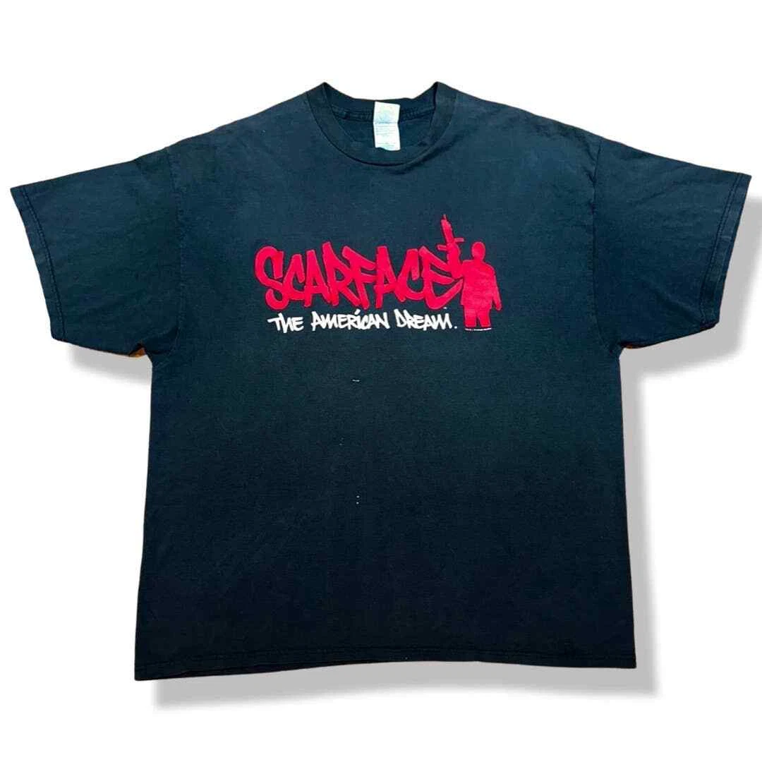 Vintage 90s Scarface The American Dream Movie Promo Tshirt Size