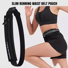 Slim Running Belt Runners Fanny Pack Women Men Phone Holder Pouch Waterpoof Belt