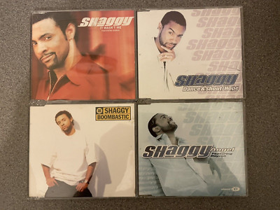 4 x Shaggy CD Bundle - Boombastic, Dance & Shout, Angel and It Wasn't Me