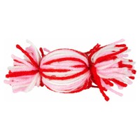 Duvo+ Katzenspielzeug Wooly Bonbon Mit Sound Rot/Weiß FüR Katzen